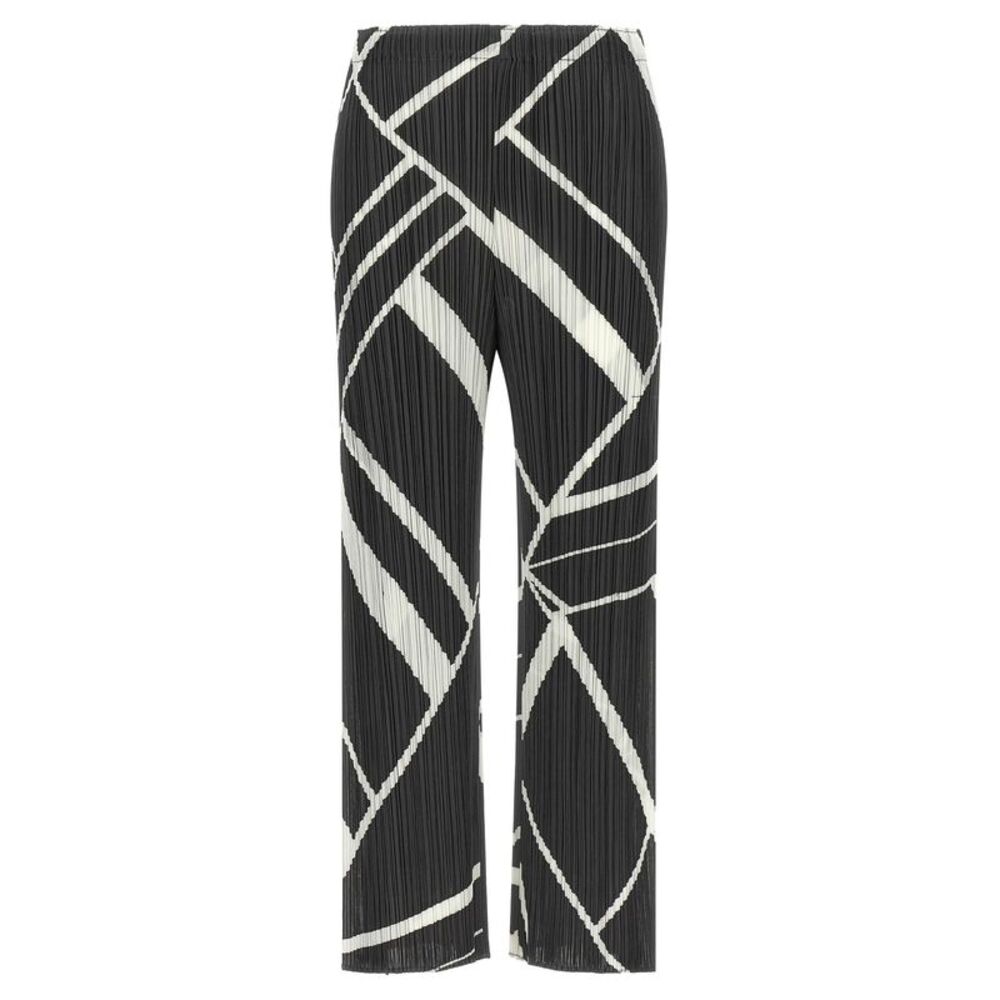 Pleats Please Issey Miyake Women 'Fold Line' Pants